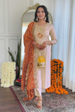 Elegant Viscose Embroidered Kurti Set with Silk Blend Dupatta