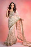 Roseate Radiance Luxe Saree