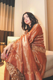 Zareen Aura Frendy Silk Embroidered Kurti–Plazzo Set with Dupatta