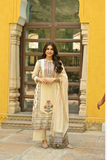 Hema Maliniji Signature Ivory Muslin 3-Piece Kurti Set by Mahee Jaipur