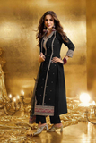 Zarqa Noir – Designer Heavy Embroidered Party Wear Suit Set