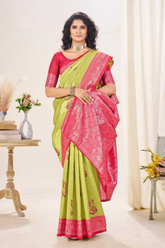 Graceful Charm Banarasi Jacquard Saree