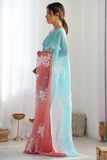 Sunrise Ombre Chiffon Saree