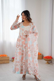 Sunkissed Floral Organza Gown Set