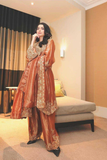 Zareen Aura Frendy Silk Embroidered Kurti–Plazzo Set with Dupatta