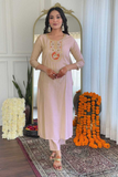 Elegant Viscose Embroidered Kurti Set with Silk Blend Dupatta