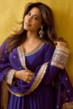Royal Elegance Georgette Anarkali Gown with Designer Dupatta - kavyo.in