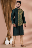 Elegant Banarasi Dhupion Silk Men’s Kurta Pajama Set