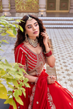 Royal Mughal Embroidered Vichitra Silk Lehenga Choli Set with Dupatta