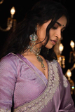 Premium Crystal Silk Saree with Sequin & Zari Embroidery