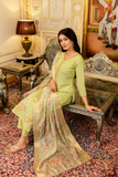 Mint Aura Embroidered Viscose Shimmer Kurta Pant Dupatta Set
