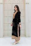 Noor Royale Heavy Velvet Embroidered Suit Set with Moti & Sequin Work
