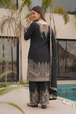 Noor-e-Black Embroidered Sharara Suit Set