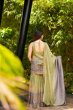 Olive Noor – Chinon Embroidered Top Palazzo Set