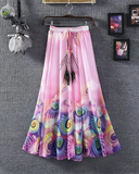 Mystic Spiral Silk Skirt