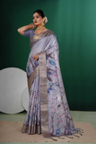 Premium Soft Silk Digital Print Saree