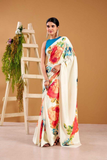 Garden Romance Floral Saree