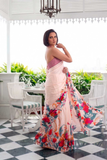 Satin Silk Artisan Print Saree