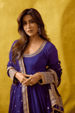 Royal Elegance Georgette Anarkali Gown with Designer Dupatta - kavyo.in