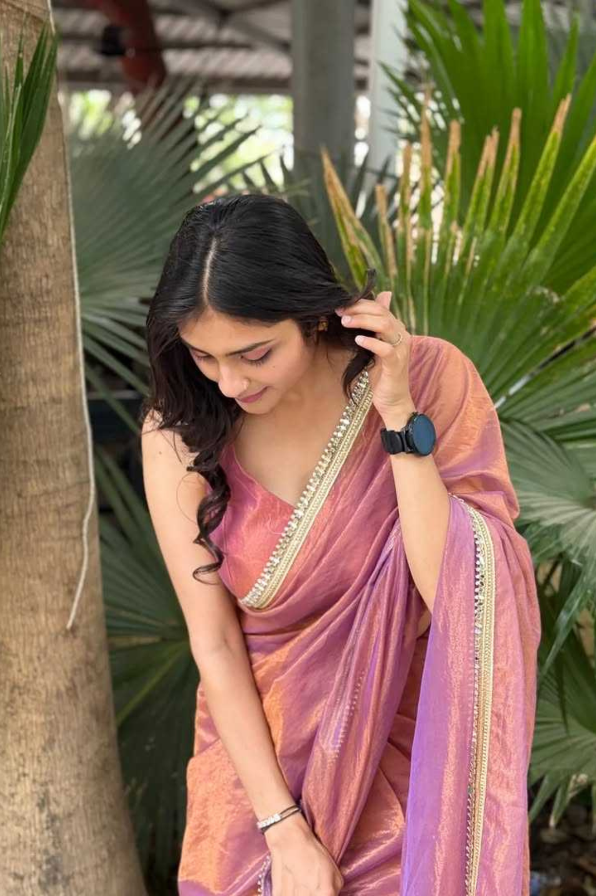Fendy Sunset Shimmer Saree
