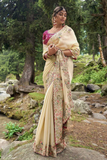 Elegant Zimmy Chu Embroidered Saree with Designer Blouse