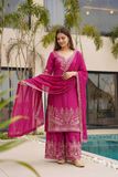 Noor-e-Rani Embroidered Sharara Suit Set