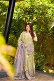 Olive Noor – Chinon Embroidered Top Palazzo Set