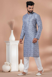 Soft Cotton Printed Men’s Kurta Pajama Set