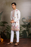 White Embroidered Kurta Set