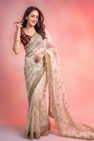 Roseate Radiance Luxe Saree