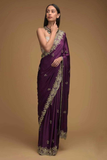 Pure Rangoli Silk Saree with Heavy Embroidered Cutwork Border & Sequin Detailing