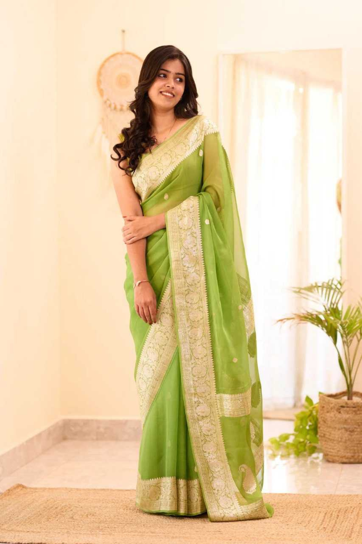 Kasturi Trendz Soft Lilian Slab Saree with Rich Pallu & Jacquard Border Work