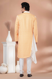 Cotton Printed Men’s Kurta Pajama Set