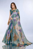 Teal Dream Erode Anmol Silk Saree