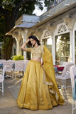 Golden Glory Goldie Silk Lehenga Set