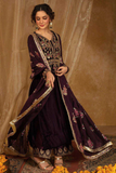 Zarmin Velvet Embroidered Kurti Palazzo Set