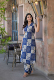 Divya Checks – Heavy Poly Rayon Kurti Pant Set for Office & Daily Wear