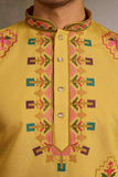 Yellow Embroidered Kurta Set