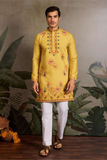 Yellow Embroidered Kurta Set