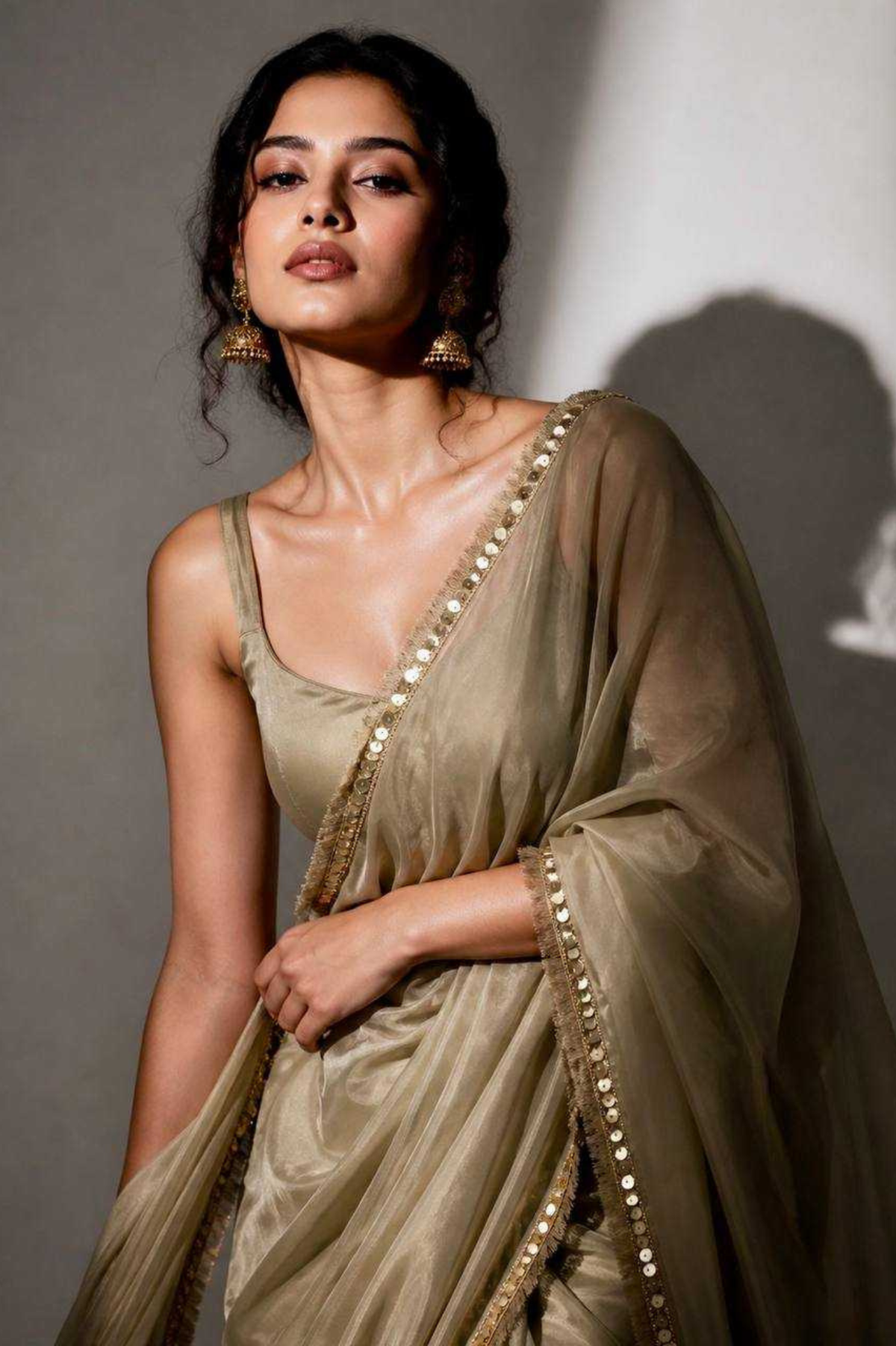 Olive Luxe Rangoli Silk Saree