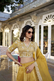 Golden Glory Goldie Silk Lehenga Set