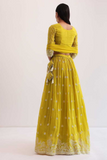 Georgette Embroidered Lehenga Choli with Dupatta