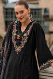 Jalpari Noir – Women’s Silk Kurta Pant Dupatta Set