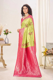 Graceful Charm Banarasi Jacquard Saree