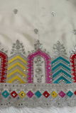 Ivory Gold Chinnon Silk Sharara Suit Set