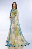 Teal Elegance Erode Anmol Silk Saree