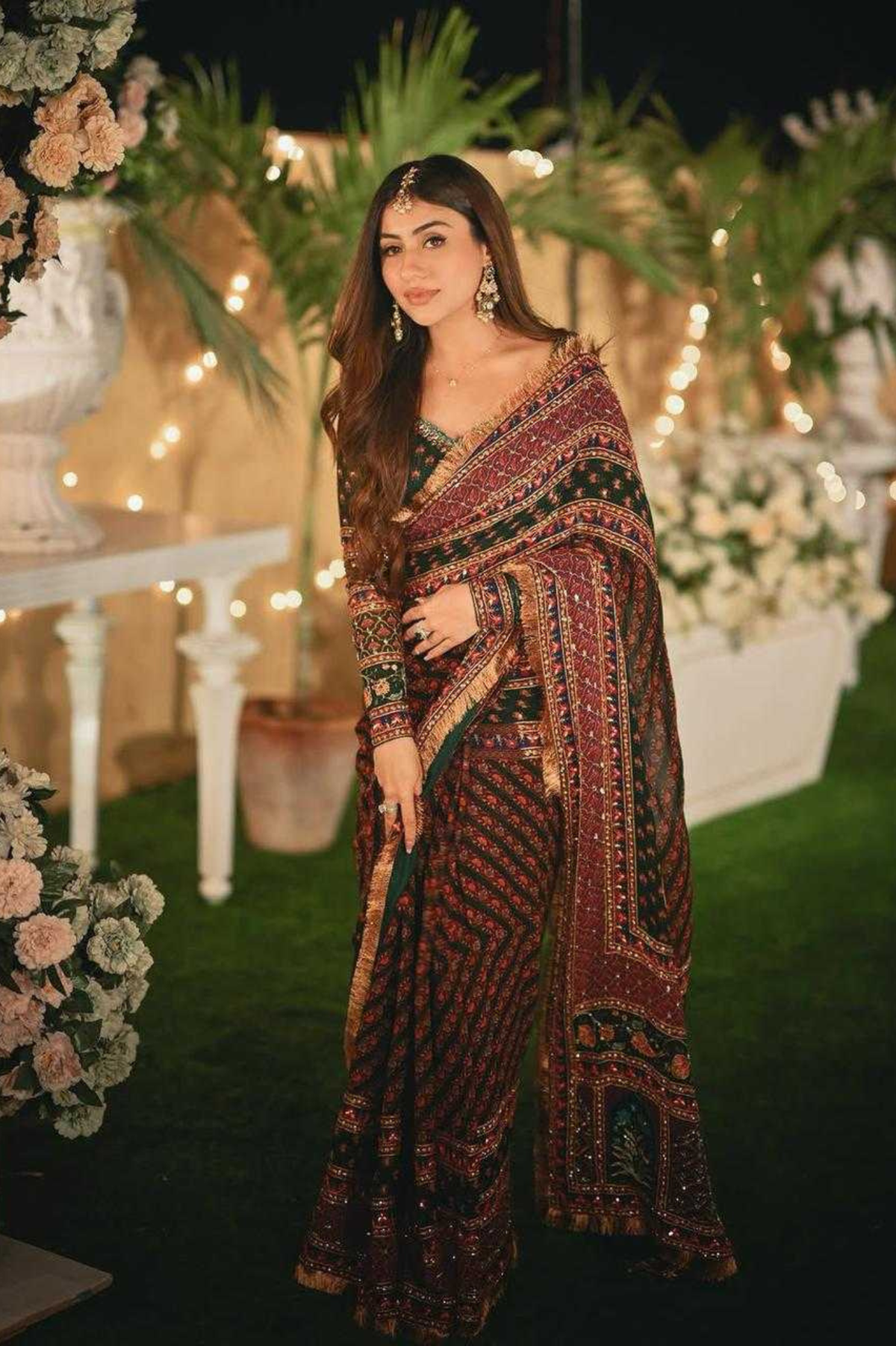 Elegant Rajwadi Heritage Saree