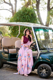 Resort Floral Pearl Lace Saree