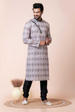Smart Mono Cotton-Polyester Blend Men’s Kurta Pajama Set