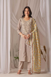 Heaven of Chikankari – Premium Chanderi Silk 3-Piece Suit Set